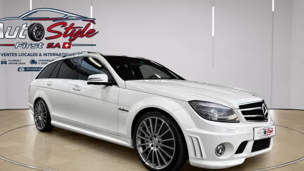 MERCEDES-BENZ C 63 AMG ESTATE V8 6.2L – PACK PERFORMANCE AMG (487 CH), PACK DRIVER, OPTIMISÉ 520 CH / 320 KM/H ET GARANTIE EXTENSIVE DE 18 MOIS | 220'000 Km | CHF 18'500.-