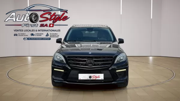MERCEDES-BENZ ML 63 AMG 4MATIC V8 5.5L BI-TURBO (557 CH) – SUSPENSION PNEUMATIQUE, JANTES NEUVES, SIÈGES CLIMATISÉS ET GARANTIE 12 MOIS | 186'819 km | CHF 14'500.-