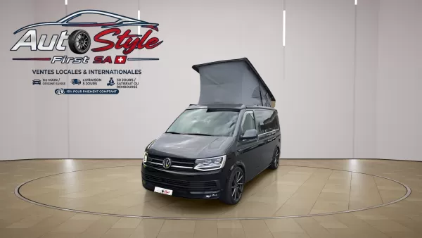 VOLKSWAGEN T6 CALIFORNIA BEACH 2.0 TDI 4MOTION (204 CH) DSG – RARE VERSION 7 PLACES, ALCANTARA, DOUBLE JEU DE ROUES, MFK 2028 ET GARANTIE 24 MOIS | 99'800 KM | CHF 30'800.-