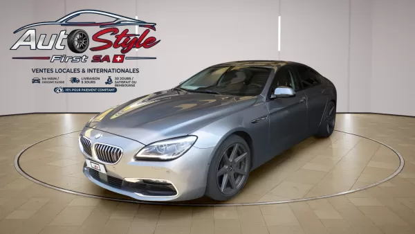 BMW 650I XDRIVE GRAN COUPÉ (F06) V8 4.4L TWINPOWER TURBO (449 CH) – FINITION INDIVIDUAL MERINO, BANG & OLUFSEN, ALCANTARA, 8 ROUES, MFK RÉCENT | 141'454 Km | CHF 18'800.-